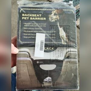 Backseat pet barrier for car